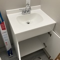 Bathroom Vanity Sink Top Installed